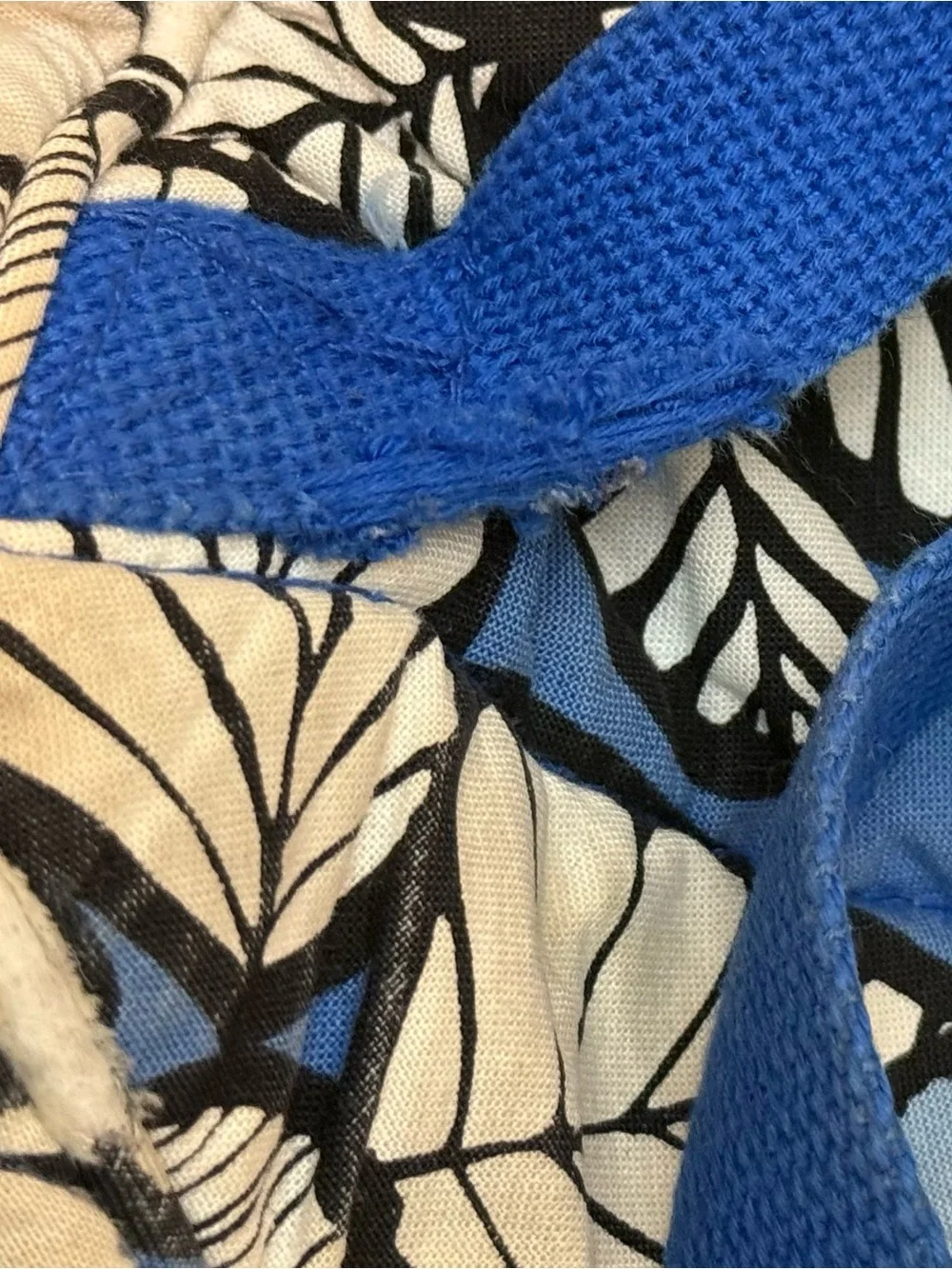 Vera Bradley Retired Blue Bayou Floral Quilted Backpack with Turquoise Accents